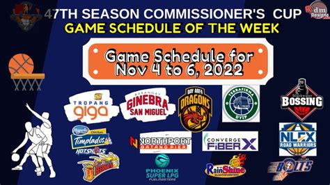 pba game schedule 2022.